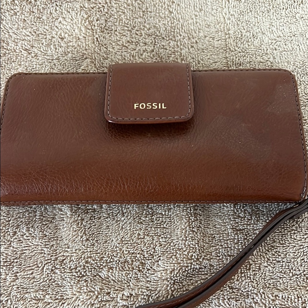 Fossil Brown Leather Wallet
